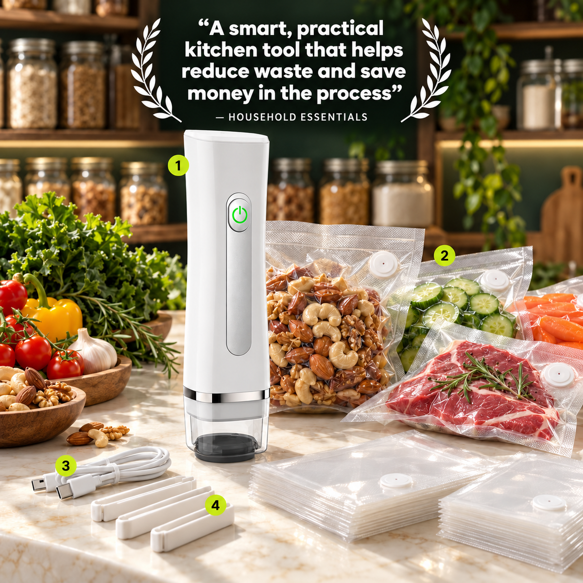 Kept Handheld Food Sealer